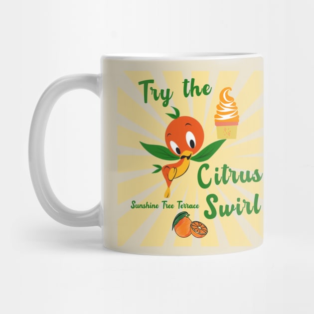 Citrus Swirl Sunshine Terrace by magicalshirtdesigns